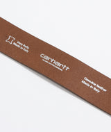 Carhartt - Script Belt - Cognac/Silver