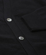 CDG Shirt: Knitted V Neck Cardigan "Black"