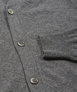 CDG Shirt: Knitted V Neck Cardigan "Grey"