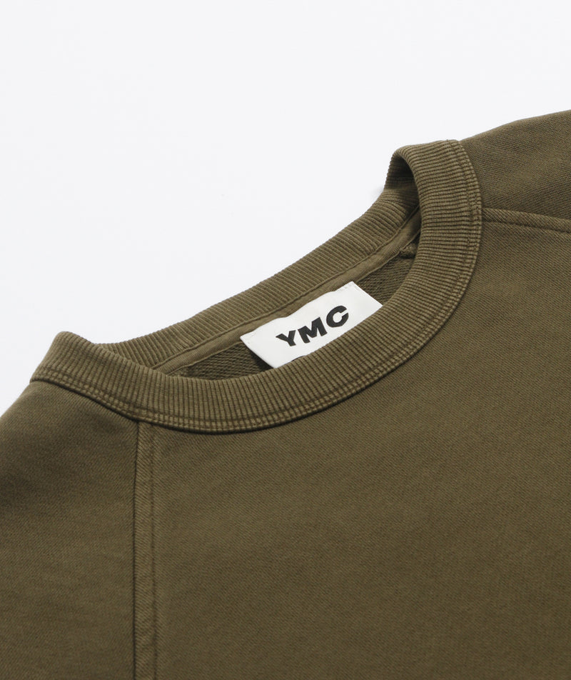 YMC - Shrank Sweatshirt - Dark Olive