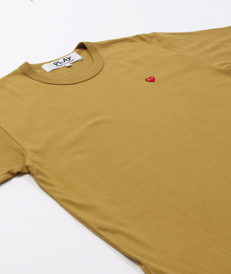 CDG Play - Small Heart T-Shirt - Olive