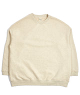 Snow Peak Recycled Cotton Sweat Crew Neck - Oatmeal