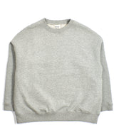 Snow Peak Recycled Cotton Crew Neck Sweat - Marl Grey