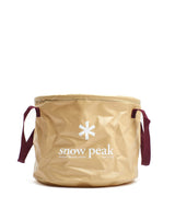 Snow Peak: Jumbo camping bucket BEIGE