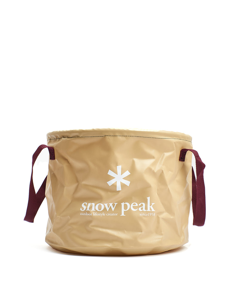 Snow Peak: Jumbo camping bucket BEIGE