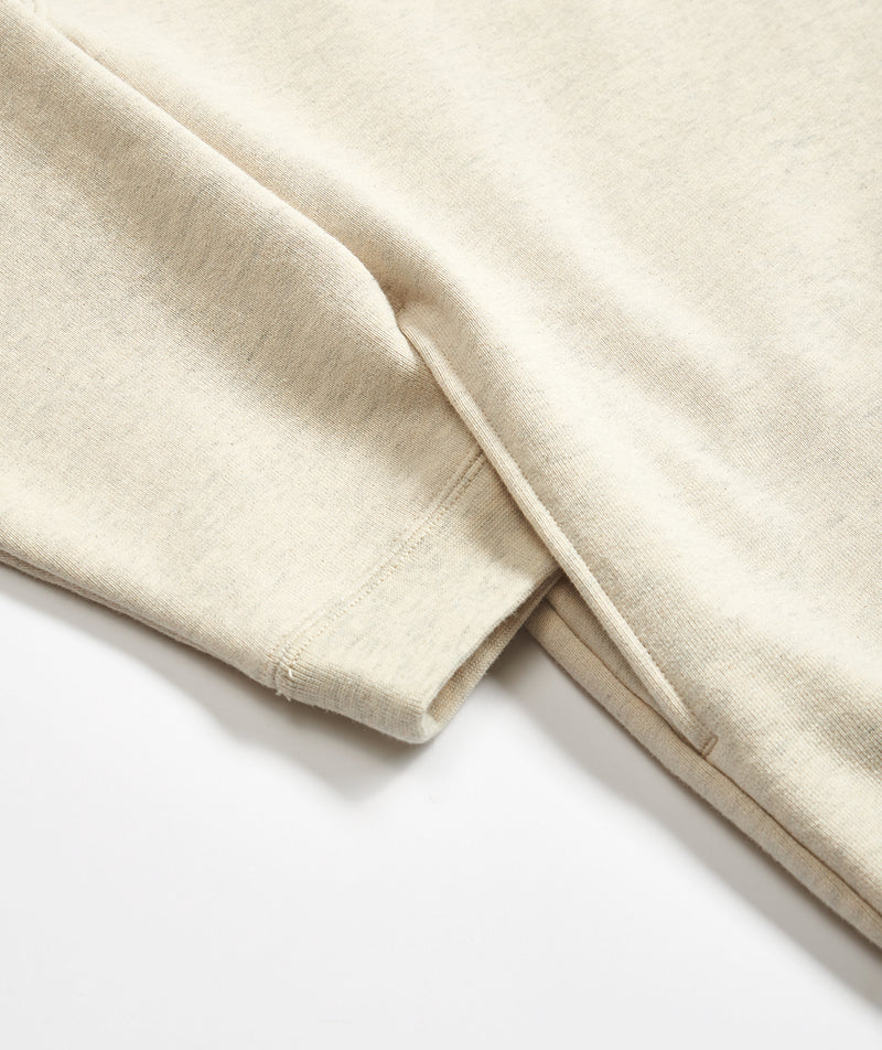 SNOW PEAK: Recycled Cotton Sweat Crewneck "Oatmeal"