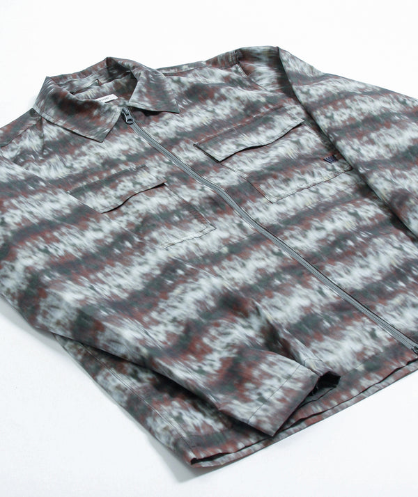 Wood Wood - Spike Distorted Stripe Shirt - Dark Green