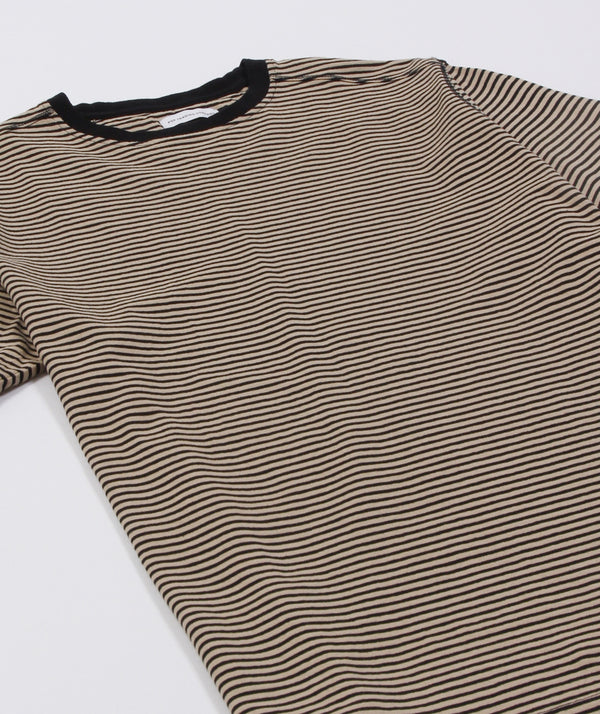 POP - Stripe Logo T-Shirt - Black