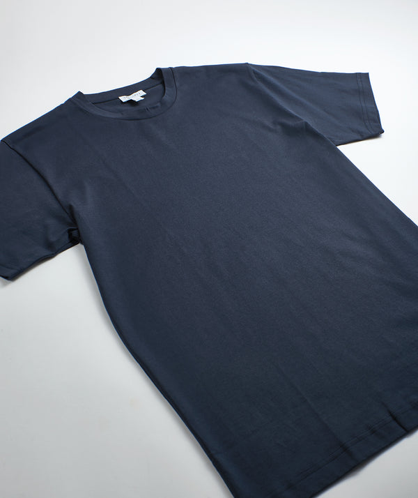 Sunspel: Classic S/S Crew Neck T-Shirt "Navy"
