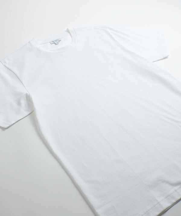 Sunspel: Classic S/S Crew Neck T-Shirt "White"
