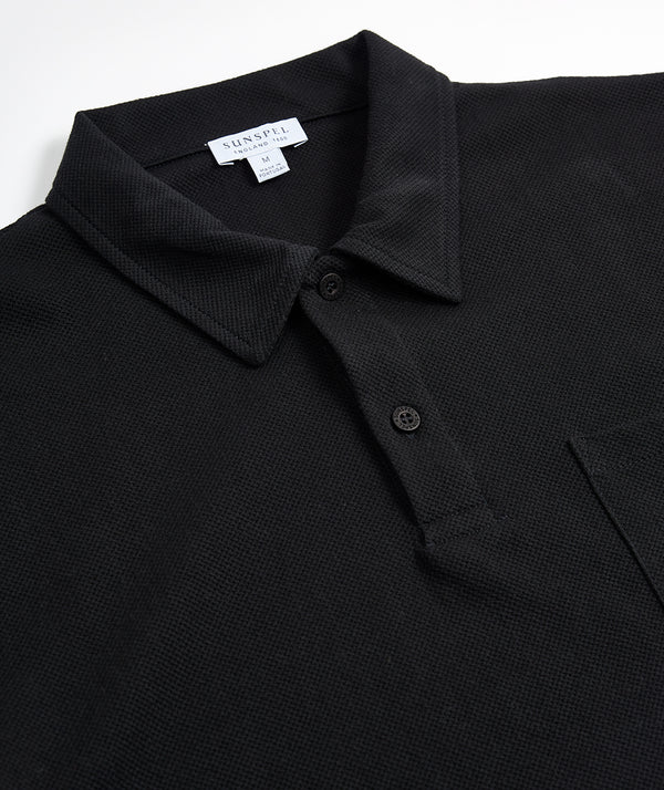 Sunspel: S/S Riviera Polo "Black"