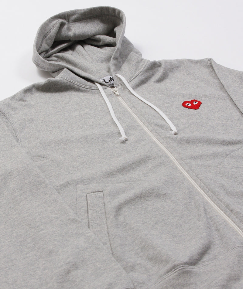 CDG Play - Zip up Invader Herat Sweat