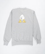 Aries - Aye Duck Sweatshirt - Grey Marl