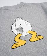 Aries - Aye Duck Sweatshirt - Grey Marl