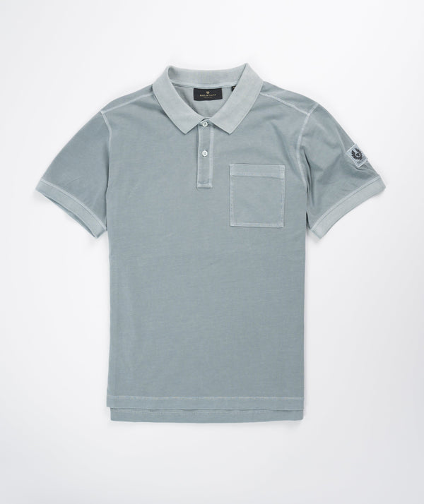 Belstaff Galley Polo Steel - Green