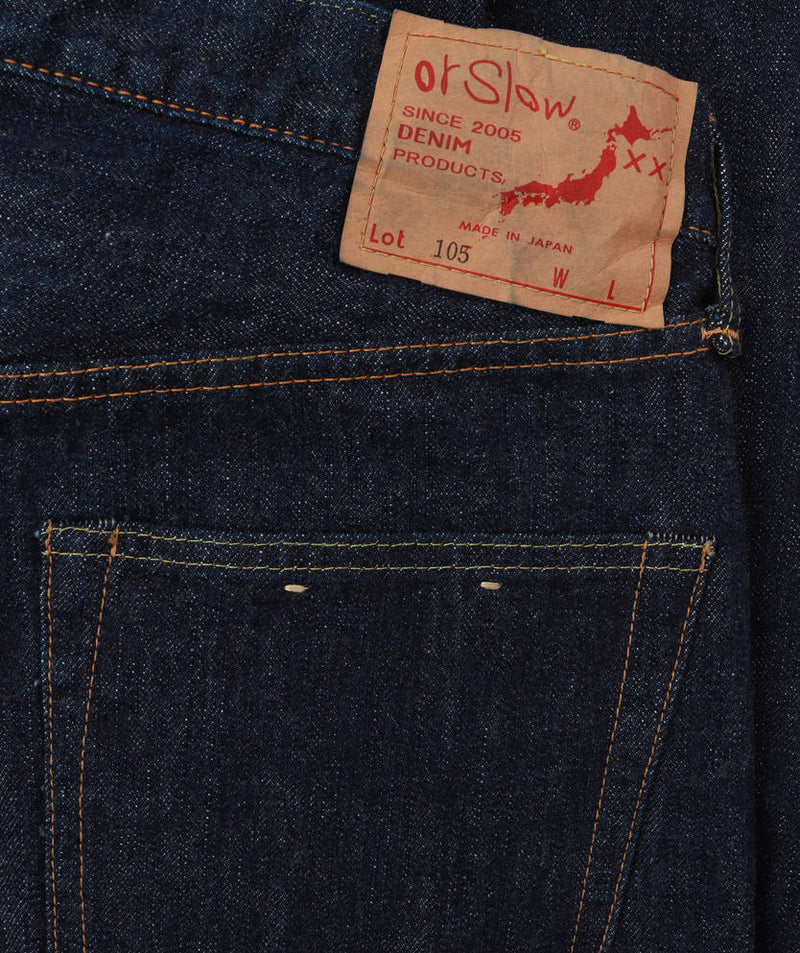 Orslow: 105 Standard Selvedge Denim "One Wash"