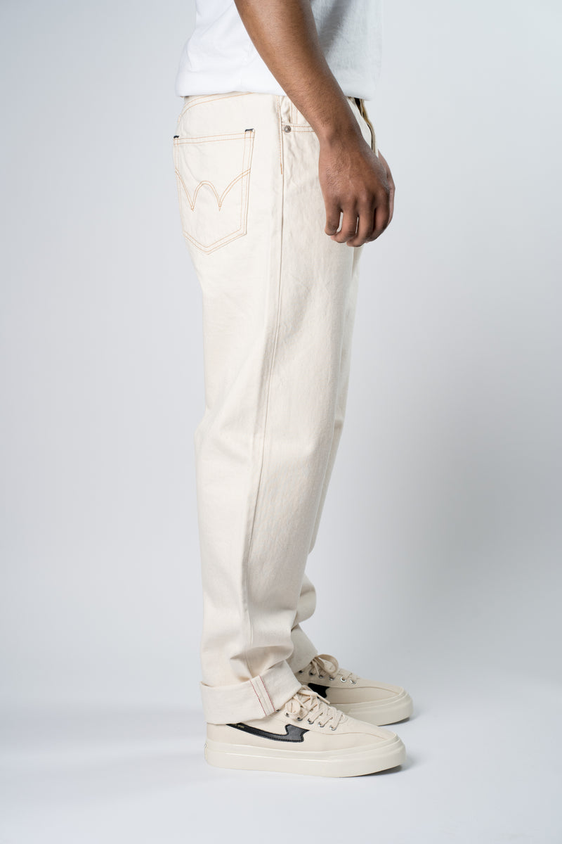 Edwin Loose Tapered Jeans - Natural