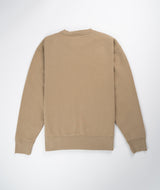 Norse Projects Arne Chain Stitch Logo Sweater - Utility Khaki