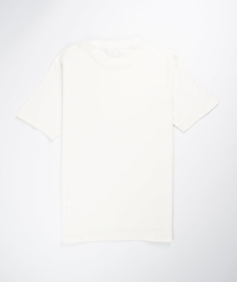 Norse Projects Johannes Chain Stitch Logo T-Shirt - Ecru