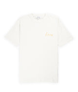 Norse Projects Johannes Chain Stitch Logo T-Shirt - Ecru