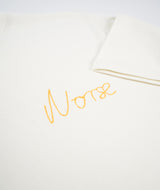 Norse Projects Johannes Chain Stitch Logo T-Shirt - Ecru