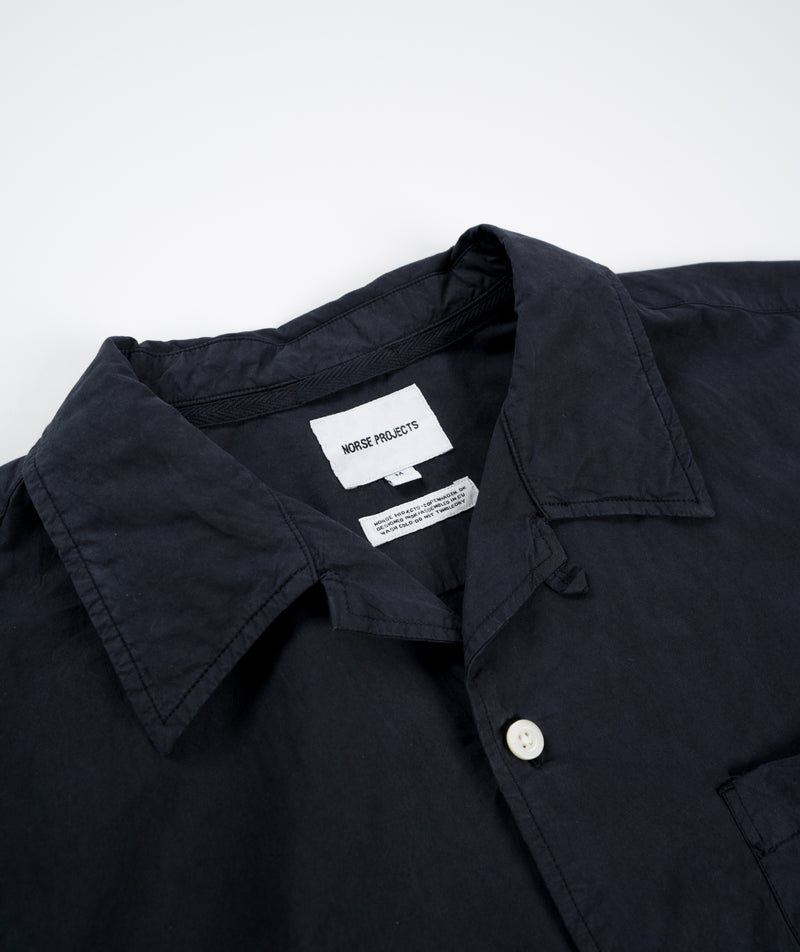 Norse Projects Carsten Tencel SS Shirt - Dark Navy