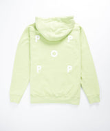POP Trading Company Logo Hooded Sweat - Jade Lime