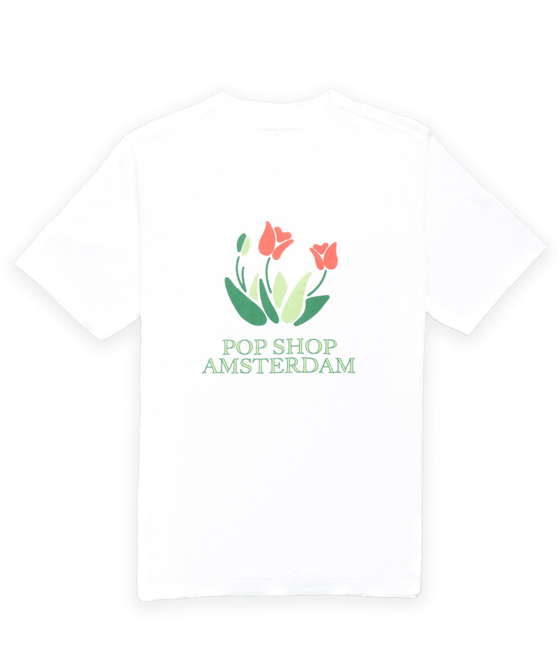 POP Trading Company Tulip T-Shirt - White