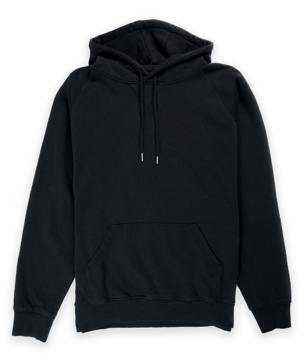 POP Trading Company Logo Hooded Sweat - Black/White