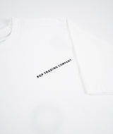 POP Trading Company Logo T-Shirt - White/Black