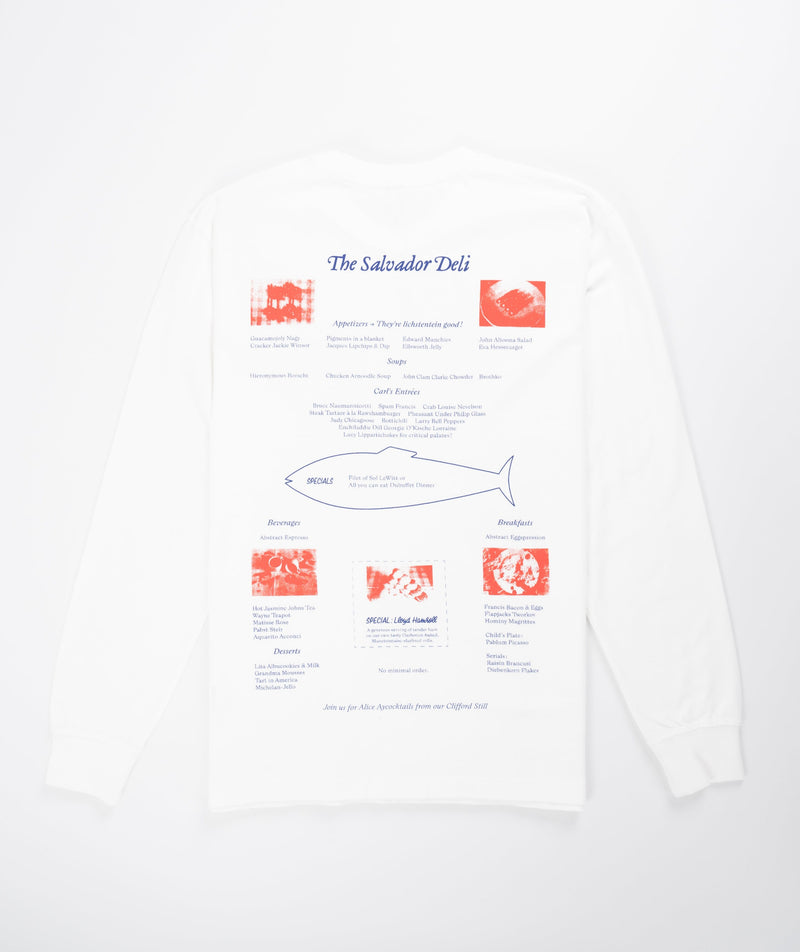 Reception Salvador Long Sleeve T-Shirt - White