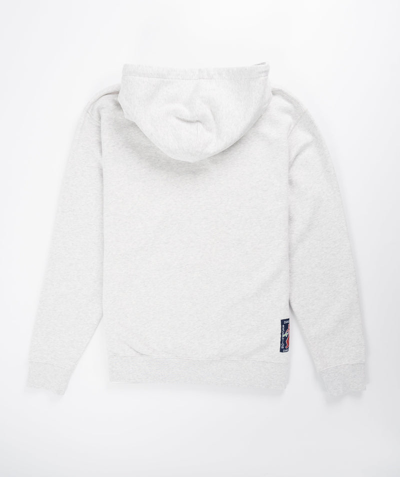 Reception Hooded Sweat Icon B - Athletic Grey