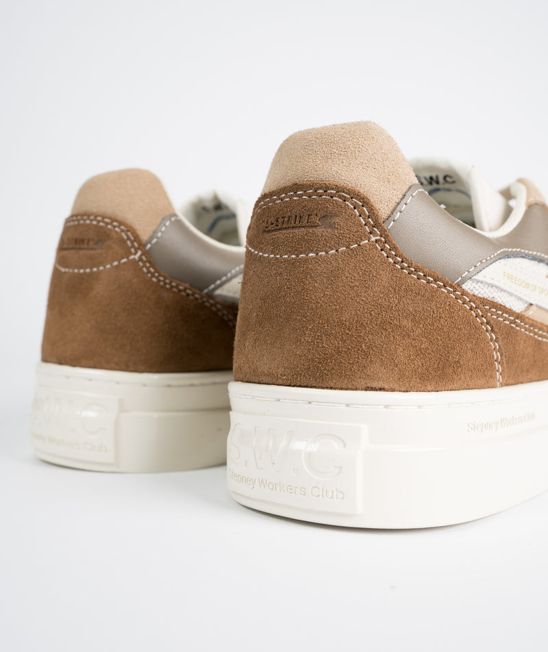 S.W.C Pearl S-Strike Suede Mix - Bark